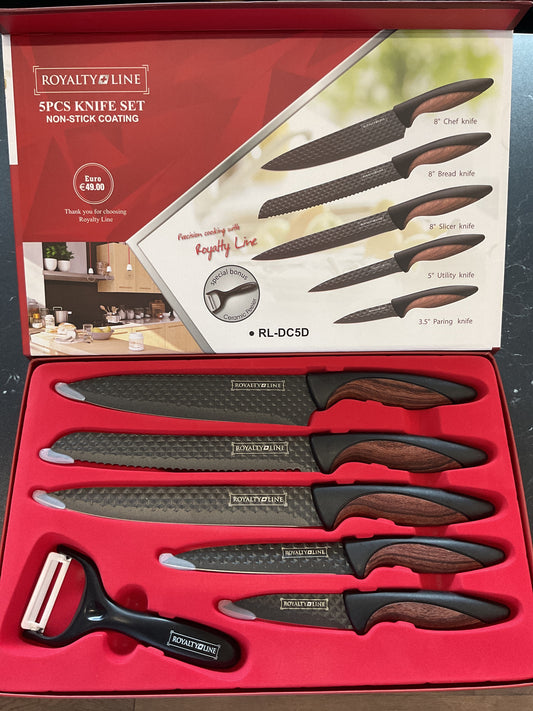 Royalty Line Messer Set 5PCS + Geschenk