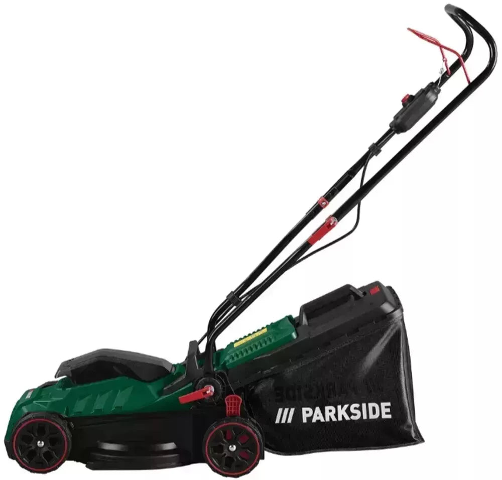 Parkside 20V Akku Rasenmäher PRMA 20 Li B2 Mulch Einsatz inklusiv Akku