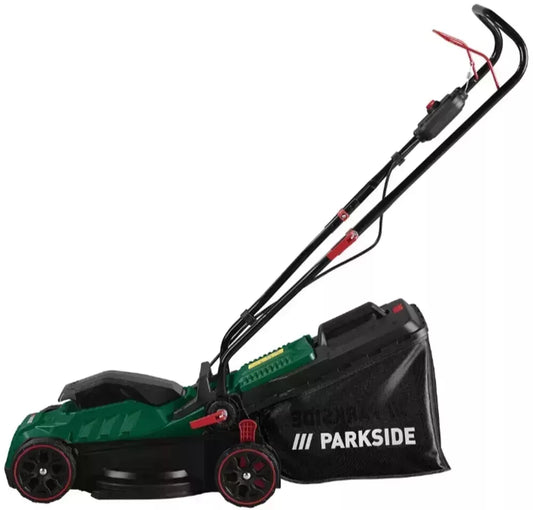 Parkside 20V Akku Rasenmäher PRMA 20 Li B2 Mulch Einsatz inklusiv Akku