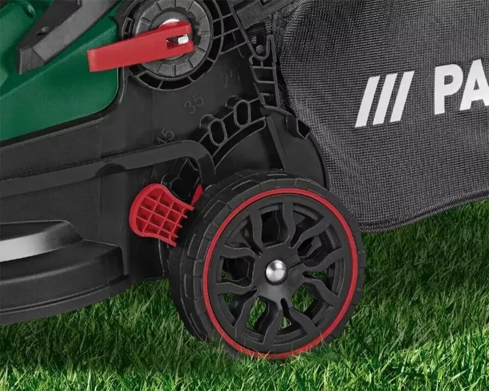 Parkside 20V Akku Rasenmäher PRMA 20 Li B2 Mulch Einsatz inklusiv Akku